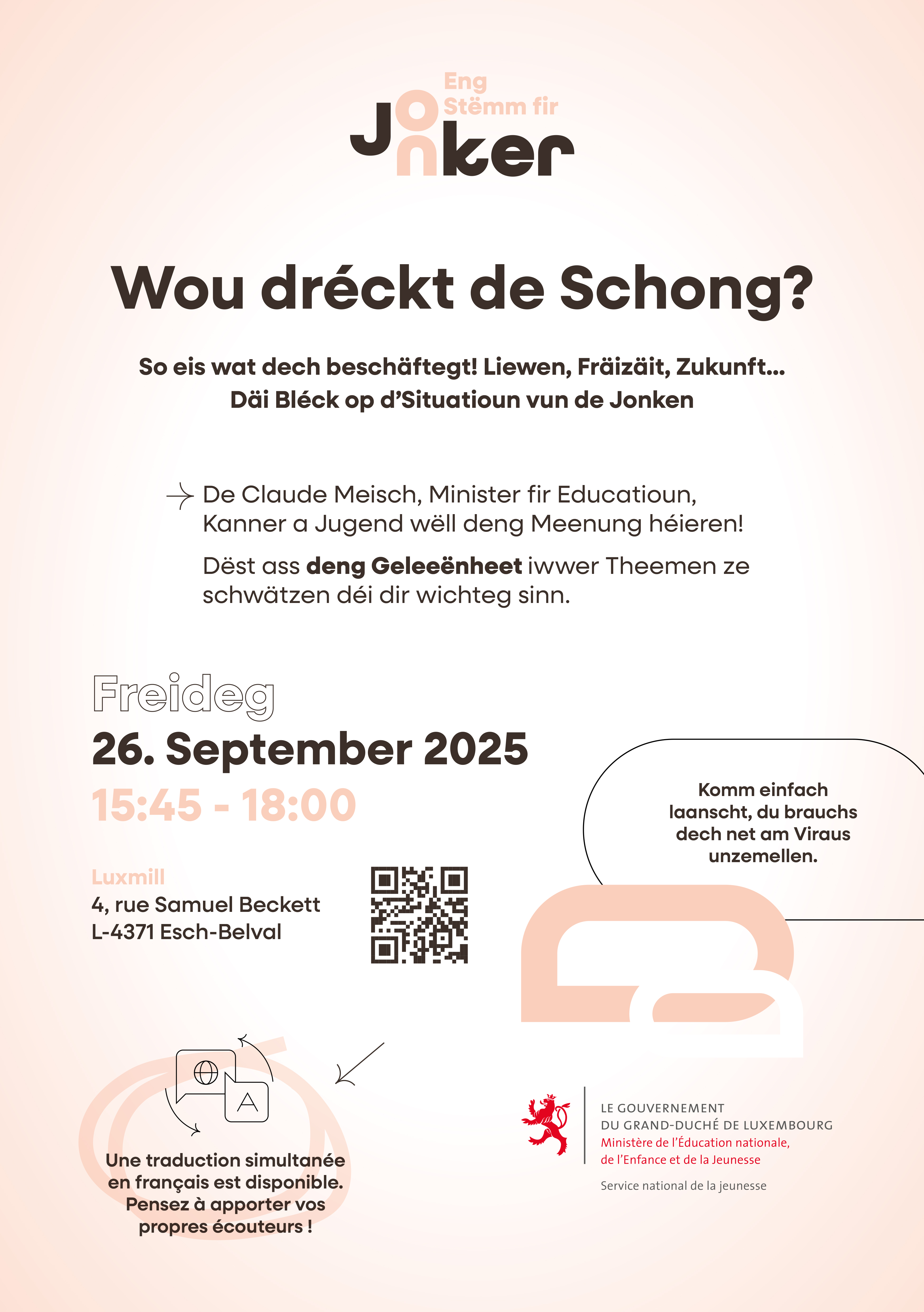 Flyer of event